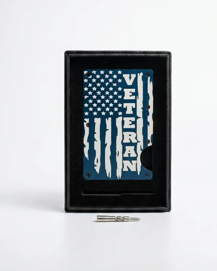 Metal Wallet RFID Blocking w/ Money Clip by Thomsen Customs, view 5