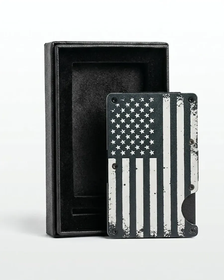 Metal Wallet RFID Blocking w/ Money Clip by Thomsen Customs, view 8