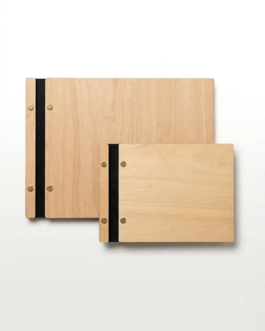 Wooden Wedding Book by Thomsen Customs
